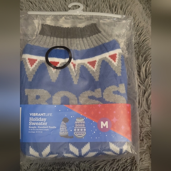 Vibrant Life Soft Knit "Boss" Sweater For Dog - Picture 3 of 5